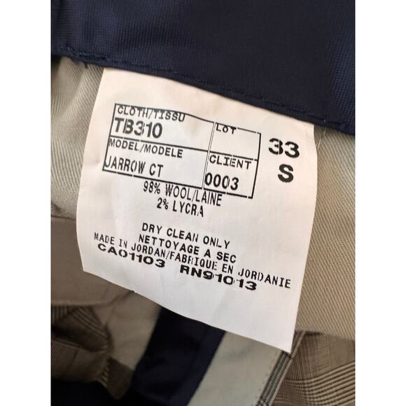 New TED BAKER Men's Gray Jarrow CT Blazer Size 40L And Plaid Pant Set Size 33S - Picture 11 of 11